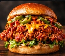 Spicy Chicken Stack Burger